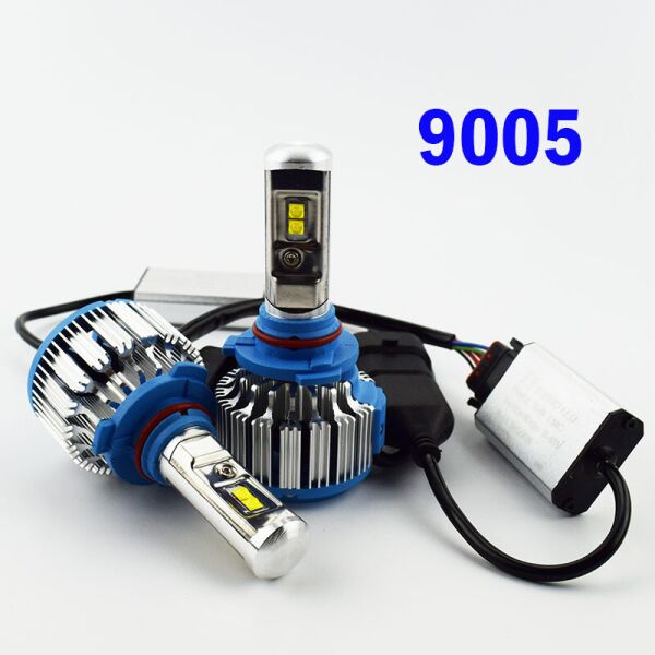 

Комплект LED ламп HB3 сверх яркие! 6000K 7000Lm 50W 12/24v Светодиоды CREE (США) TurboLed T1 встроенный кулер