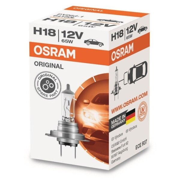 

Авто лампа H18 65W 12V OSRAM оригинал с гарантией! PY26D-1 10X1