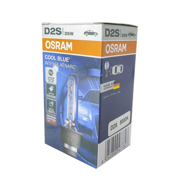 

Ксенон лампа D2S OSRAM 12-24V 35W +20% 5000К Cool Blue Intense P32d-2 XENARC D2S OSRAM (Германия)