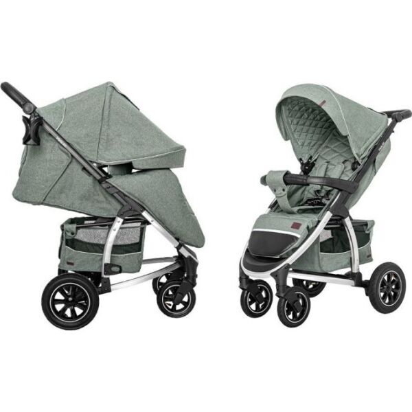 

Коляска прогулочная Carrello Vista CRL-5511 Olive Green с подстаканником + дождевик L и чехол на ножки