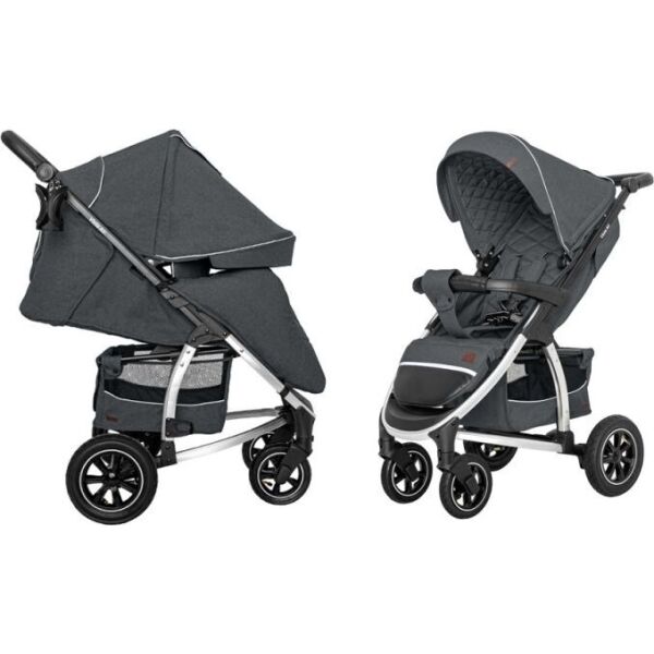

Коляска прогулочная Carrello Vista CRL-5511 Steel Gray с подстаканником + дождевик L и чехол на ножки