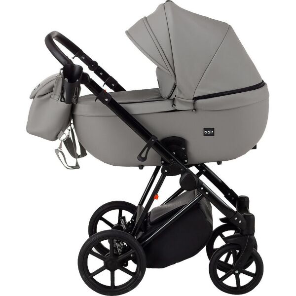 

Коляска 2 в 1 Bair Infinity кожа 100% BI-2232-AMO grey (серый)