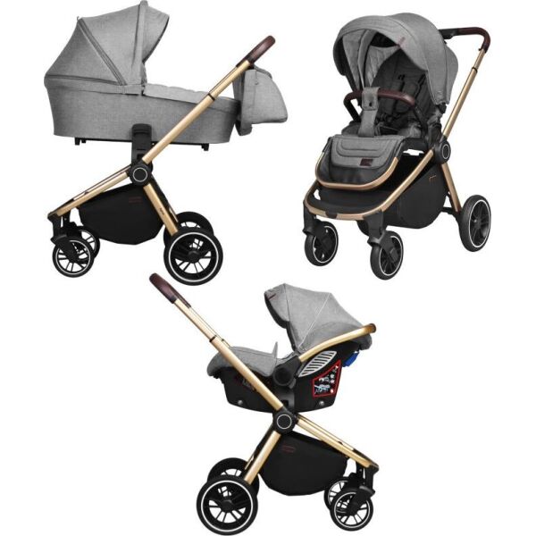 

Коляска универсальная 3 в 1 Carrello Epica CRL-8511 Silver Grey + дождевик + чехол на ножки и сумка