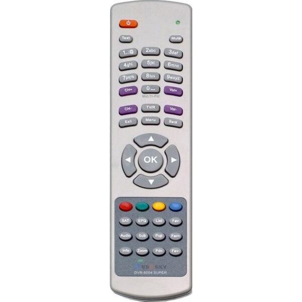 

Пульт для Спутникового тюнера EUROSKY DVB-8004 SUPER