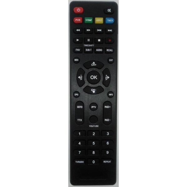 

Пульт для Т2 тюнера YASIN HD DVB-T4 8000
