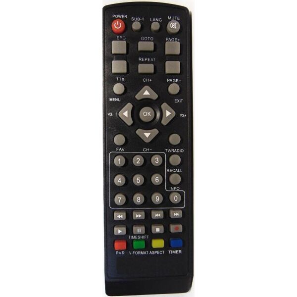 

Пульт для Т2 тюнера SATCOM T310