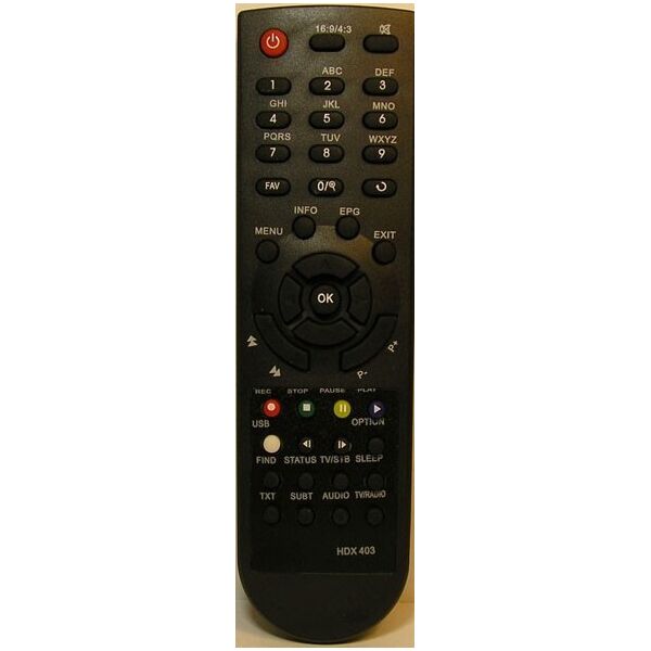 

Пульт для Спутникового тюнера GLOBO HD X403P
