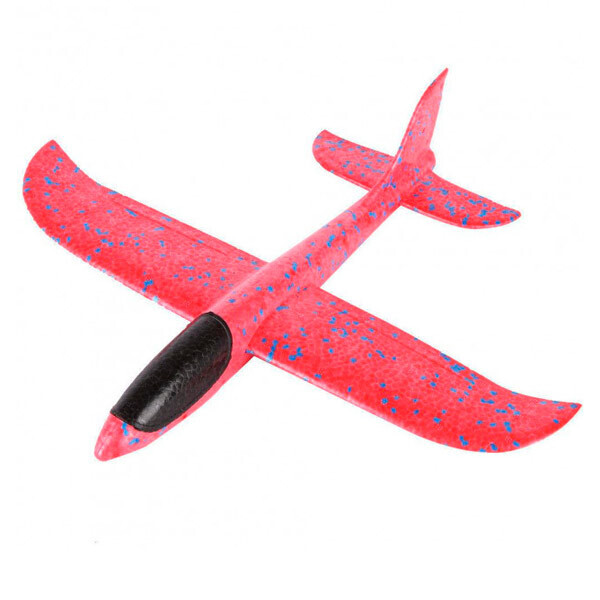 

Пенопластовый cамолёт метательный планер Toys 50 м Красный FY202