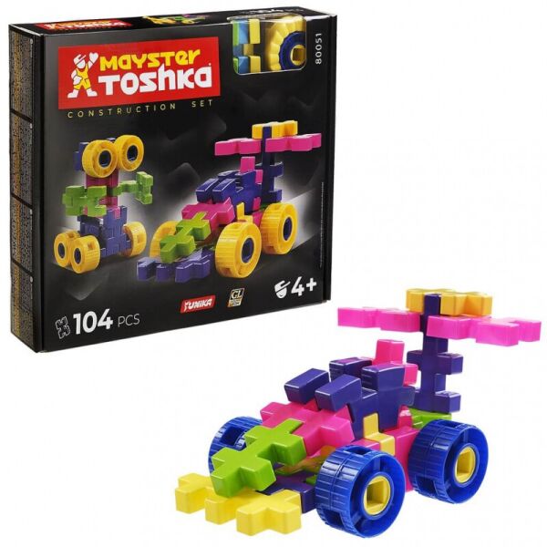 

Детский Конструктор ЮНИКА “Mayster TOSHKA” из 104 деталей (80051)
