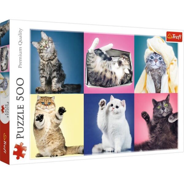 

Пазлы Trefl «Котики» 500 элементов (37377)