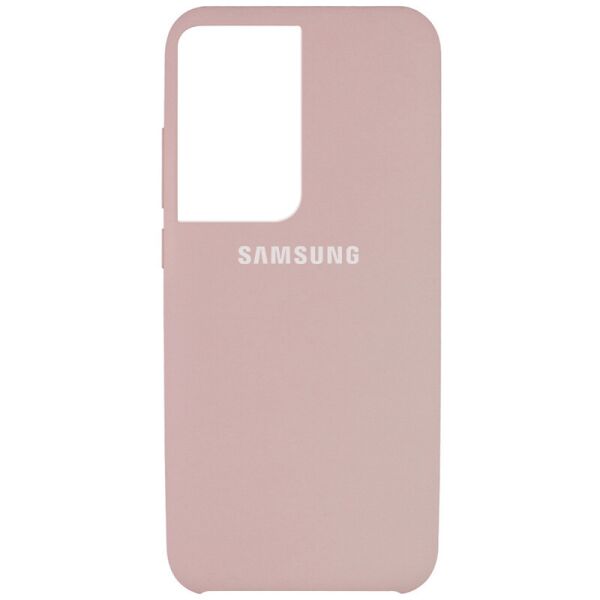 

Чехол Silicone Cover (AAA) для Samsung Galaxy S21 Ultra Розовый / Pink Sand