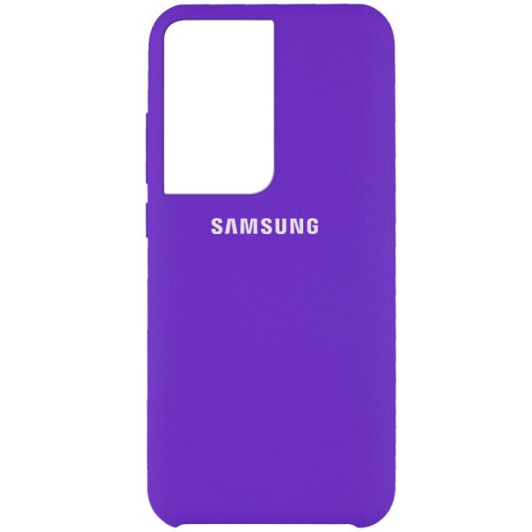 

Чехол Silicone Cover (AAA) для Samsung Galaxy S21 Ultra Фиолетовый / Violet