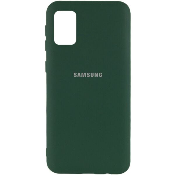 

Чехол Silicone Cover My Color Full Protective (A) для Samsung Galaxy A02s Зеленый / Dark green
