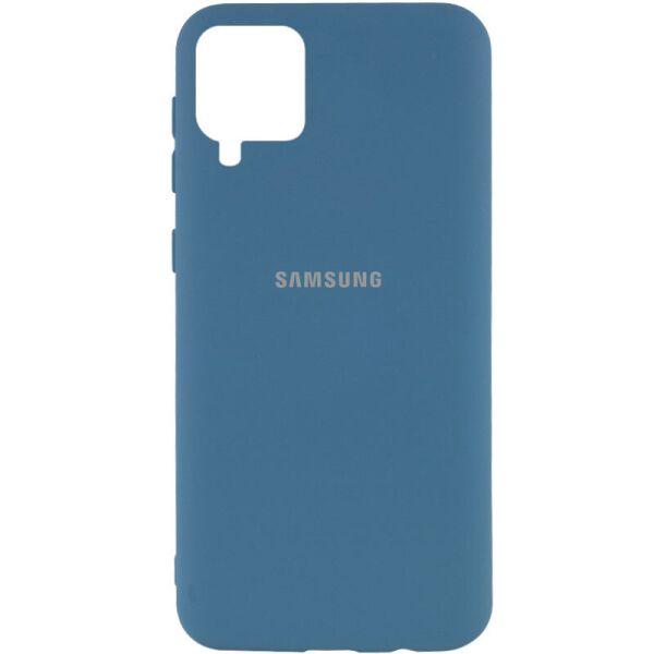 

Чехол Silicone Cover My Color Full Protective (A) для Samsung Galaxy A12 Синий / Navy blue