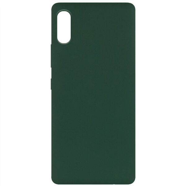 

Чехол Silicone Cover Full without Logo (A) для Samsung Galaxy A02 Зеленый / Dark green