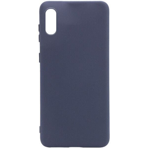 

Чехол Silicone Cover Full without Logo (A) для Samsung Galaxy A02 Синий / Midnight blue