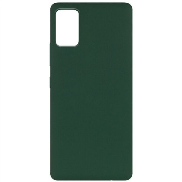 

Чехол Silicone Cover Full without Logo (A) для Samsung Galaxy A71 Зеленый / Dark green