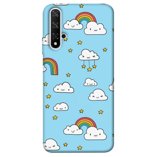 

Чехол itsPrint Облака и звезды для Huawei nova 5T