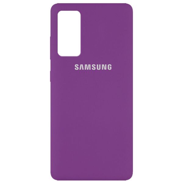 

Чехол Silicone Cover Full Protective (AA) для Samsung Galaxy S20 FE Фиолетовый / Grape