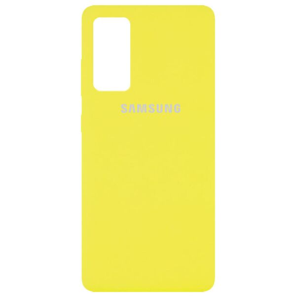 

Чехол Silicone Cover Full Protective (AA) для Samsung Galaxy S20 FE Желтый / Yellow