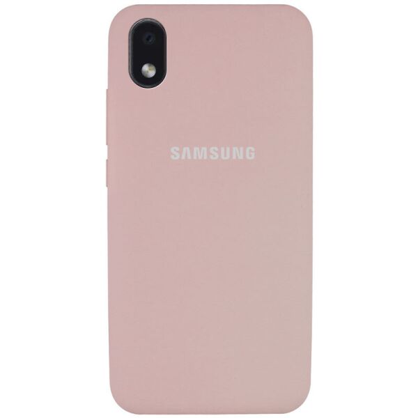 

Чехол Silicone Cover Full Protective (AA) для Samsung Galaxy M01 Core / A01 Core Розовый / Pink Sand