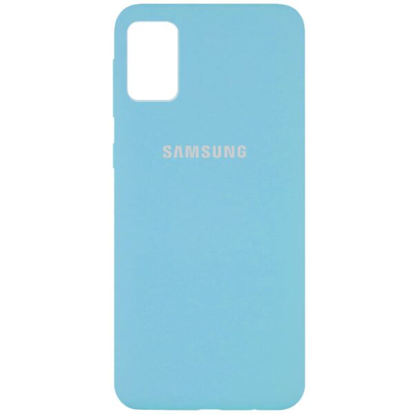 

Чехол Silicone Cover Full Protective (AA) для Samsung Galaxy M51 Голубой / Light Blue