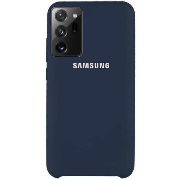 

Чехол Silicone Cover (AAA) для Samsung Galaxy Note 20 Ultra Синий / Midnight blue