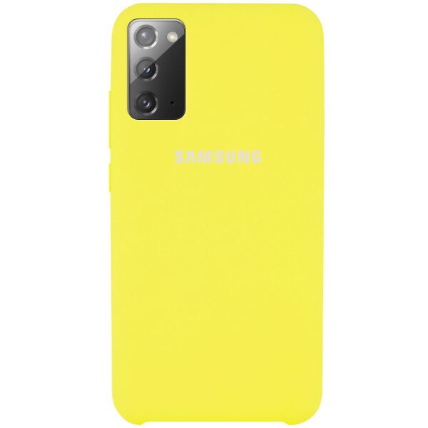 

Чехол Silicone Cover (AAA) для Samsung Galaxy Note 20 Желтый / Bright Yellow
