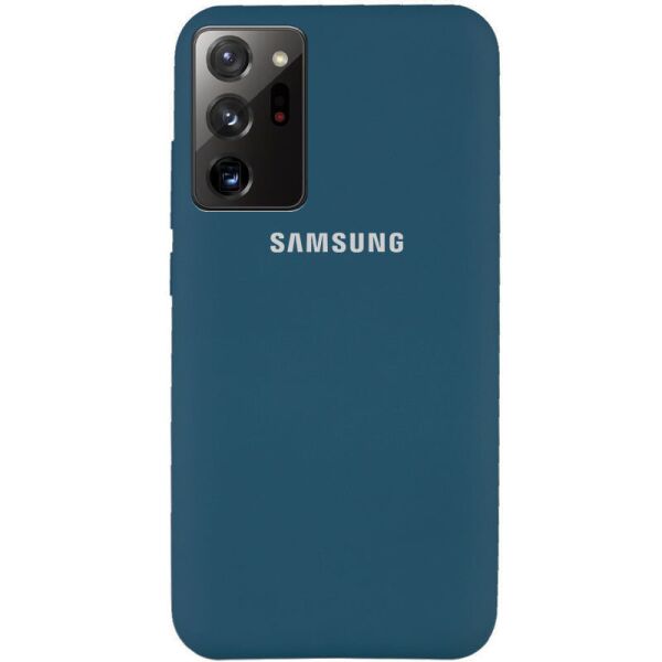

Чехол Silicone Cover Full Protective (AA) для Samsung Galaxy Note 20 Ultra Синий / Cosmos blue