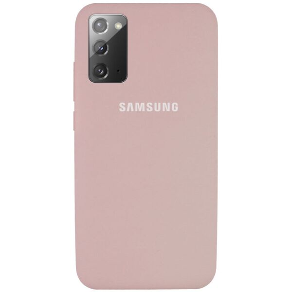

Чехол Silicone Cover Full Protective (AA) для Samsung Galaxy Note 20 Розовый / Pink Sand