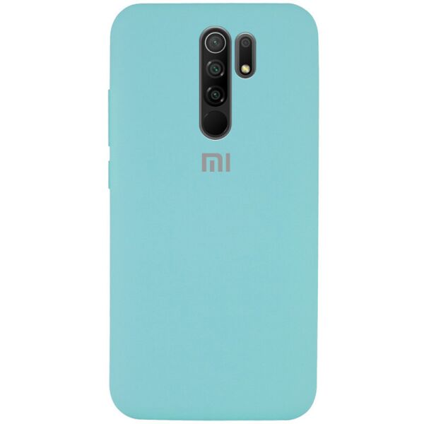 

Чехол Silicone Cover Full Protective (AA) для Xiaomi Redmi 9 Бирюзовый / Ice Blue