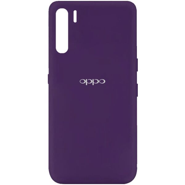 

Чехол Silicone Cover My Color Full Protective (A) для Oppo A91 Фиолетовый / Purple
