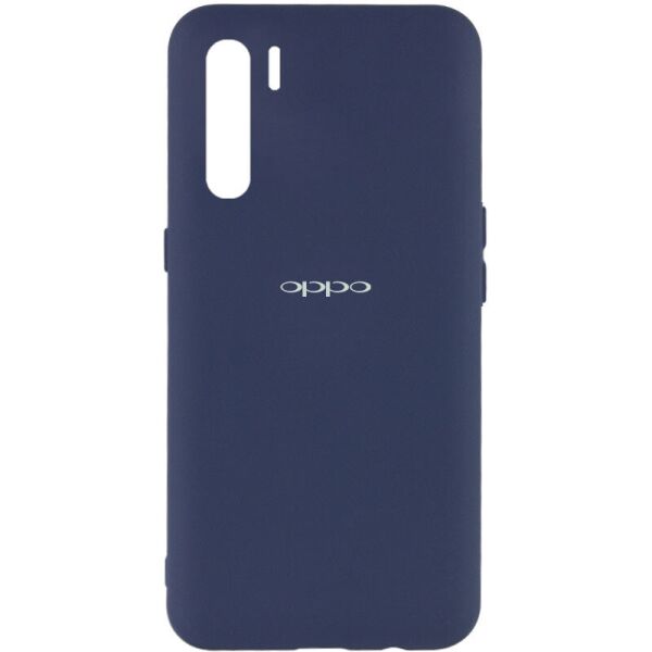 

Чехол Silicone Cover My Color Full Protective (A) для Oppo A91 Синий / Midnight blue