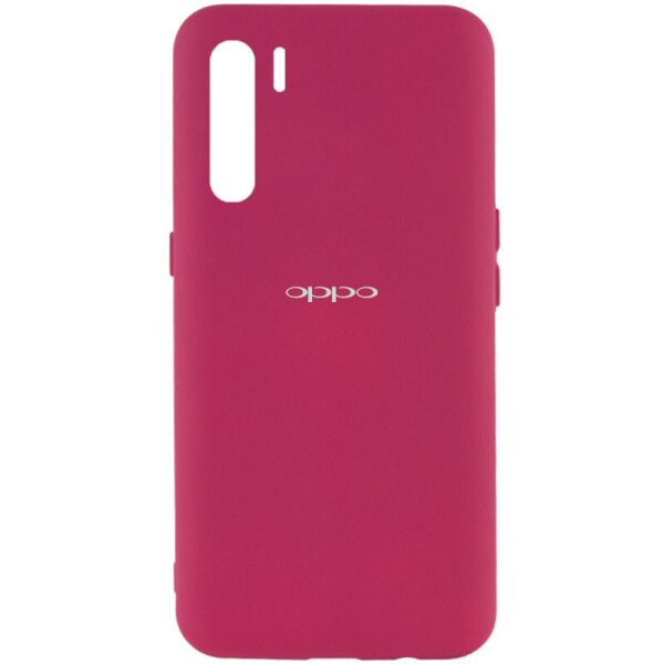 

Чехол Silicone Cover My Color Full Protective (A) для Oppo A91 Бордовый / Marsala