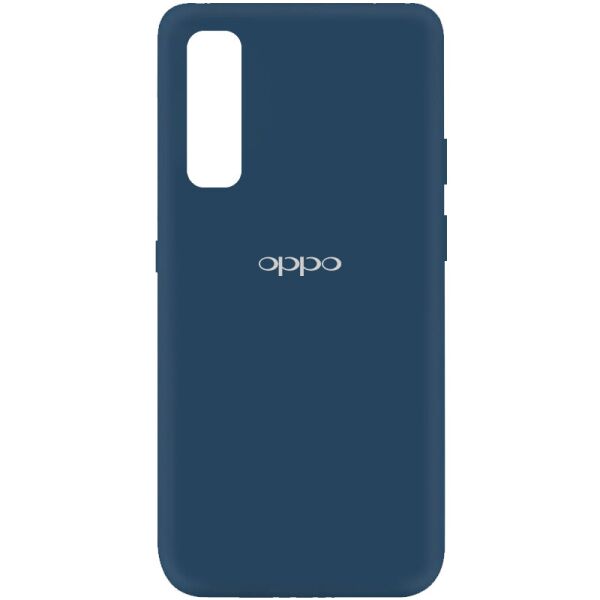 

Чехол Silicone Cover My Color Full Protective (A) для Oppo Reno 3 Pro Синий / Navy blue