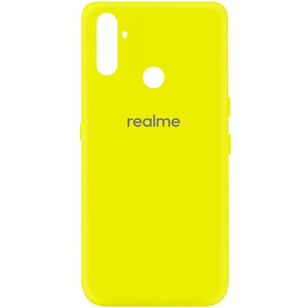

Чехол Silicone Cover My Color Full Protective (A) для Realme C3 Желтый / Flash