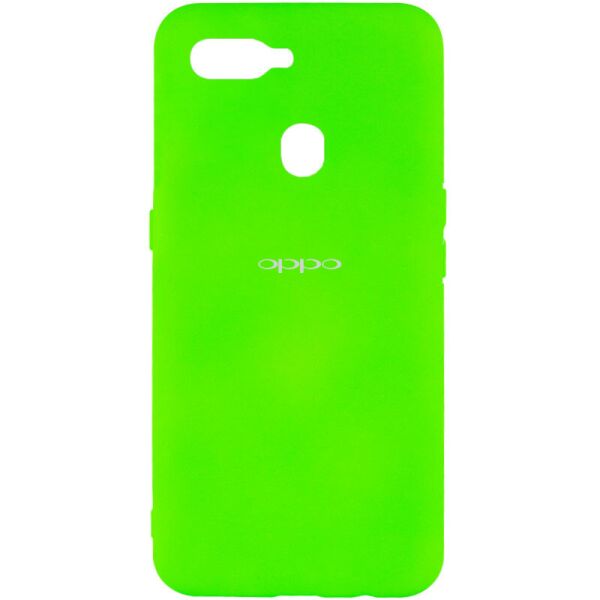 

Чехол Silicone Cover My Color Full Protective (A) для Oppo A5s / Oppo A12 Салатовый / Neon green