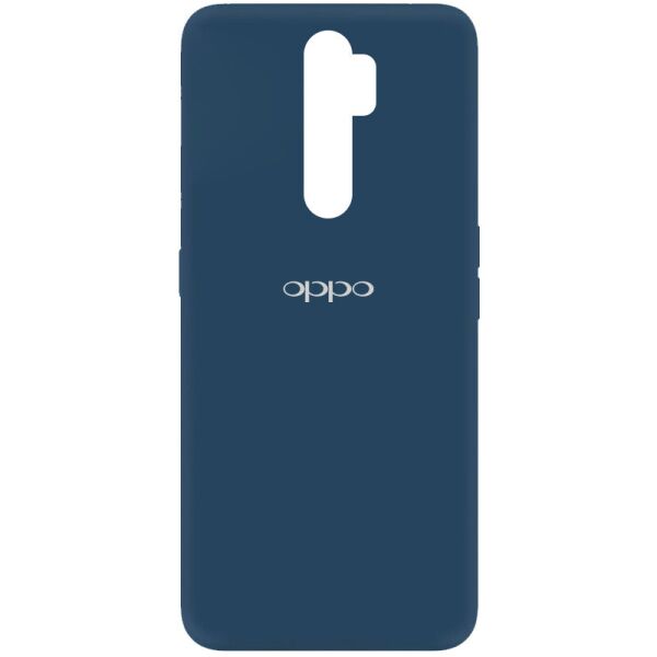 

Чехол Silicone Cover My Color Full Protective (A) для Oppo A5 (2020) / Oppo A9 (2020) Синий / Navy blue
