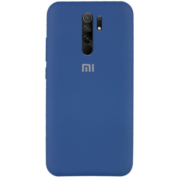 

Чехол Silicone Cover Full Protective (AA) для Xiaomi Redmi 9 Синий / Navy Blue