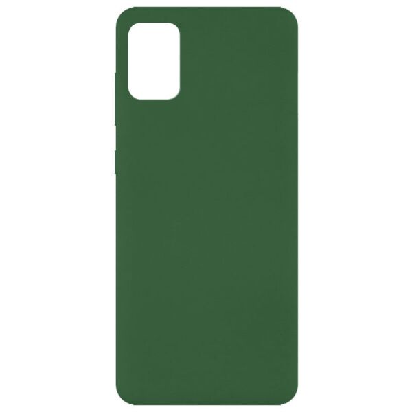 

Чехол Silicone Cover Full without Logo (A) для Samsung Galaxy A51 Зеленый / Dark green
