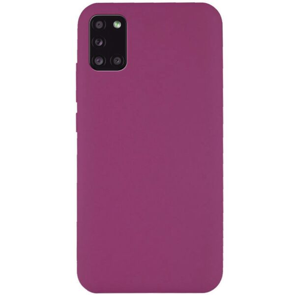

Чехол Silicone Cover Full without Logo (A) для Samsung Galaxy A31 Бордовый / Marsala