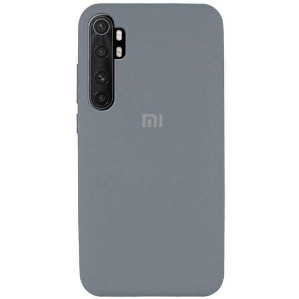 

Чехол Silicone Cover Full Protective (AA) для Xiaomi Mi Note 10 Lite Серый / Lavender Gray
