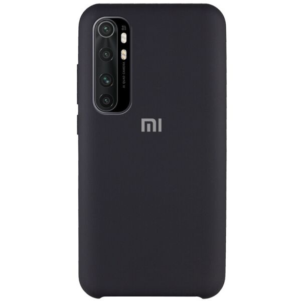 

Чехол Silicone Cover (AAA) для Xiaomi Mi Note 10 Lite Черный / Black