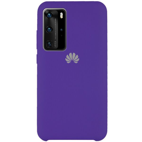 

Чехол Silicone Cover (AAA) для Huawei P40 Pro Сиреневый / Elegant Purple