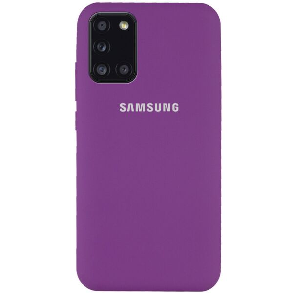 

Чехол Silicone Cover Full Protective (AA) для Samsung Galaxy A31 Фиолетовый / Grape