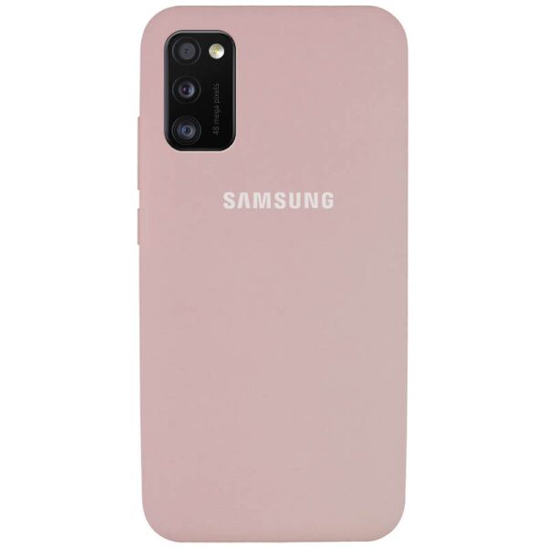 

Чехол Silicone Cover Full Protective (AA) для Samsung Galaxy A41 Розовый / Pink Sand