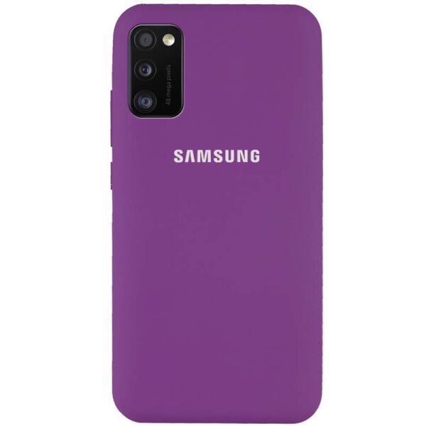 

Чехол Silicone Cover Full Protective (AA) для Samsung Galaxy A41 Фиолетовый / Grape