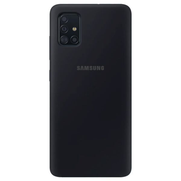 

Чехол Silicone Cover Full Protective (AA) для Samsung Galaxy A71 Черный / Black