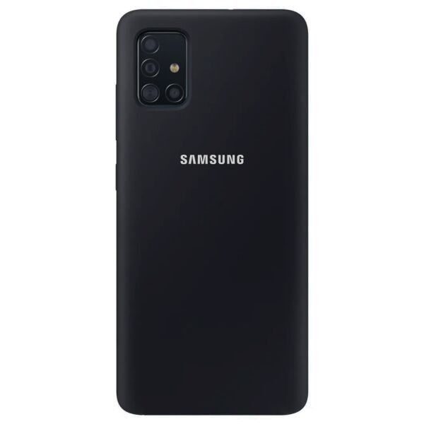 

Чехол Silicone Cover Full Protective (AA) для Samsung Galaxy A51 Черный / Black