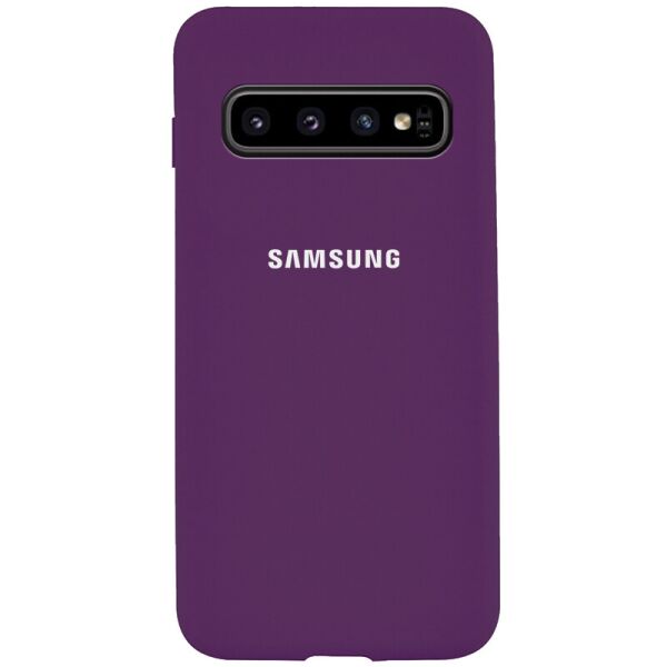 

Чехол Silicone Cover Full Protective (AA) для Samsung Galaxy S10 Фиолетовый / Grape